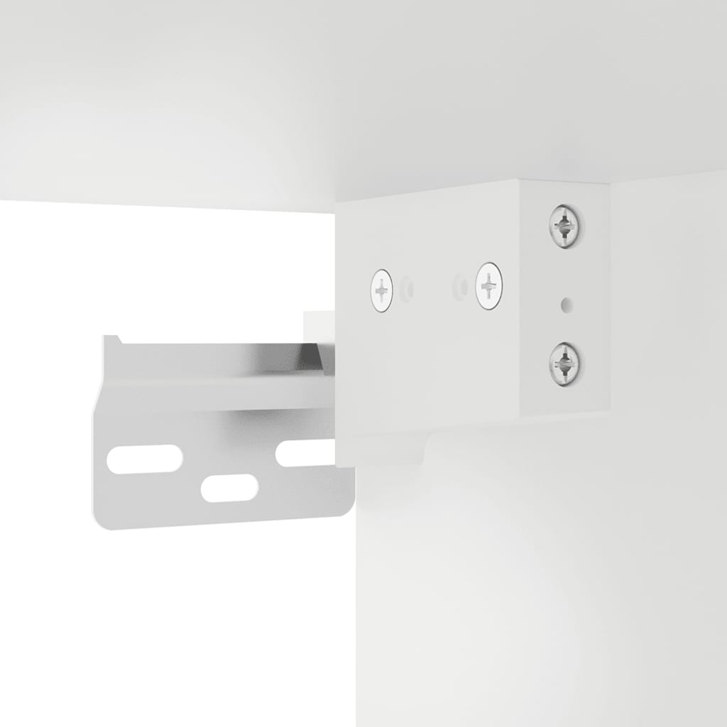 2 Piece Wall-mounted TV Cabinet Set White 40x34,5x40 cm