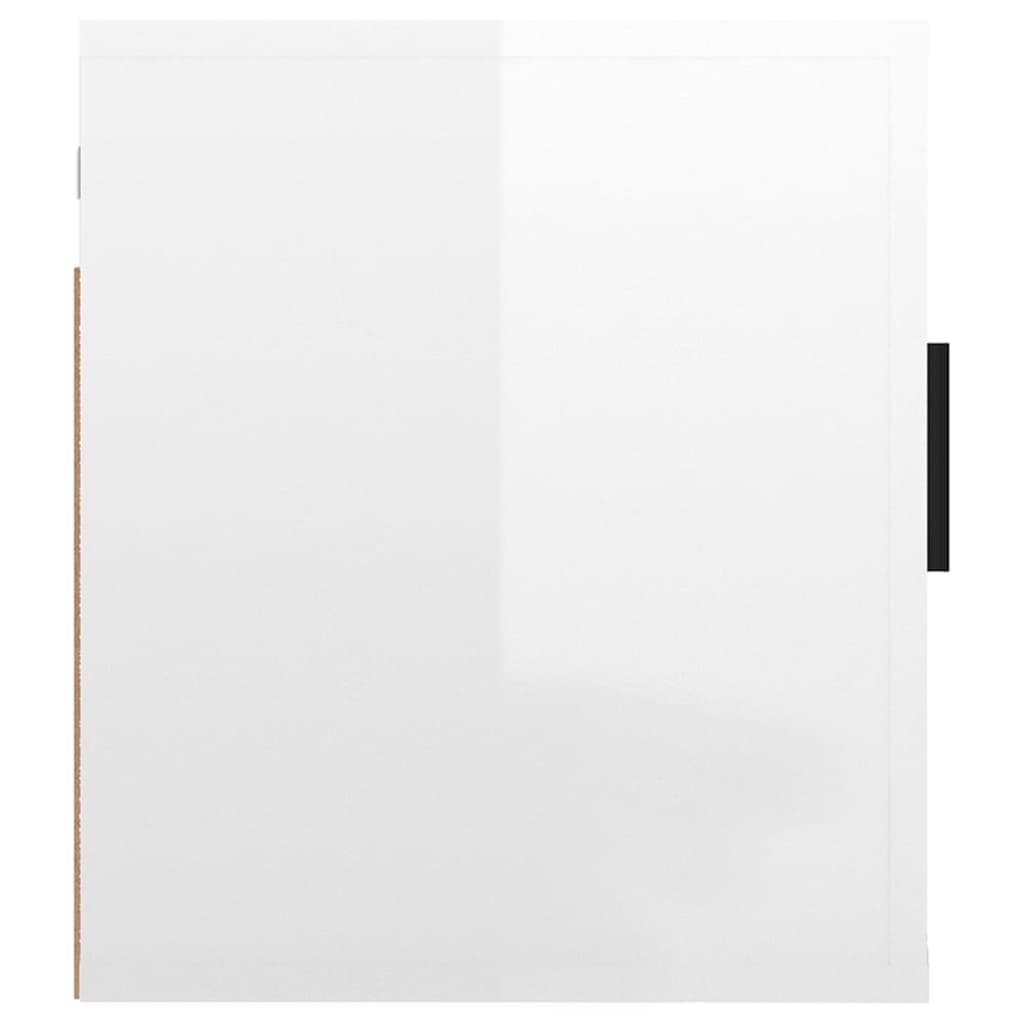 2 Piece Wall-mounted TV Cabinet Set High Gloss White 40x34,5x40 cm