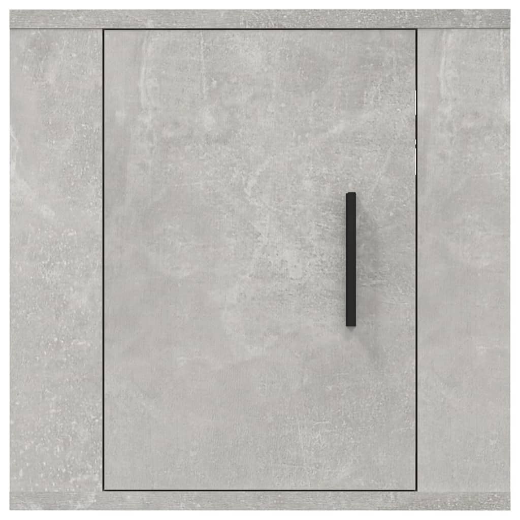 2 Piece Wall-mounted TV Cabinet Set Concrete Grey 40x34,5x40 cm