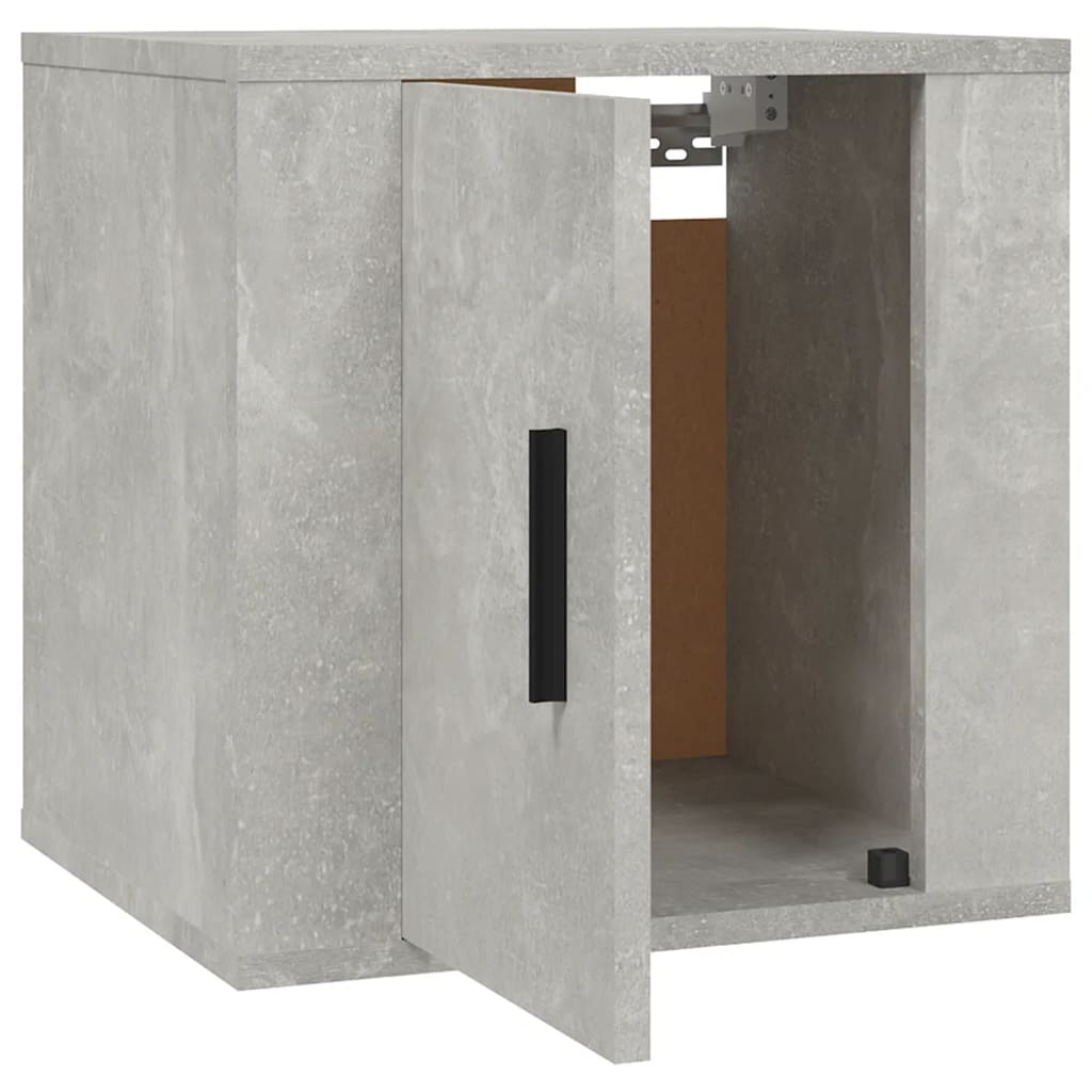 2 Piece Wall-mounted TV Cabinet Set Concrete Grey 40x34,5x40 cm