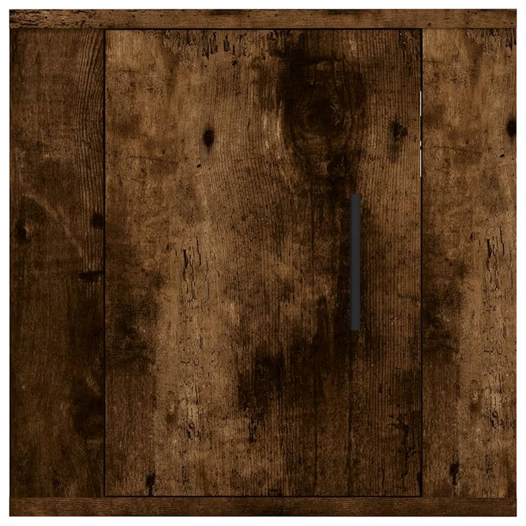 2 Piece Wall-mounted TV Cabinet Set Smoked Oak 40x34,5x40 cm