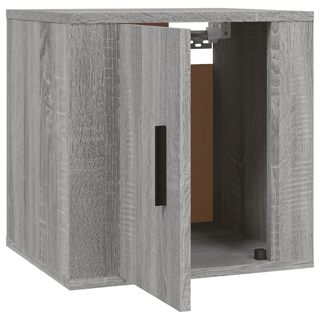 2 Piece Wall-mounted TV Cabinet Set Grey Sonoma 40x34,5x40 cm