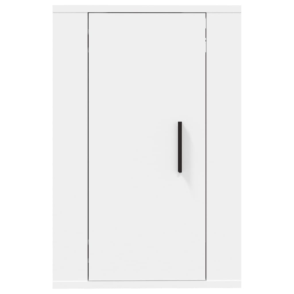2 Piece Wall-mounted TV Cabinet Set White 40x34,5x60 cm