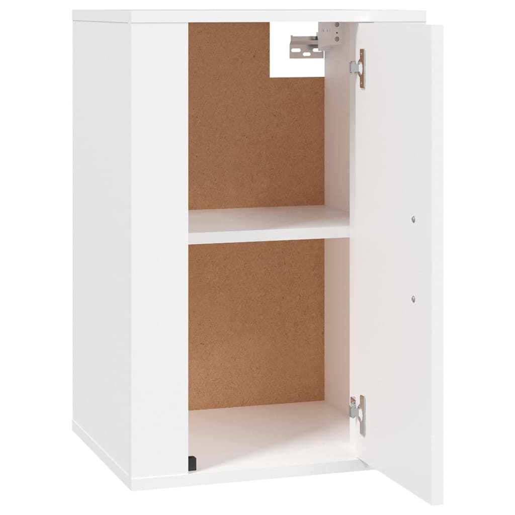2 Piece Wall-mounted TV Cabinet Set White 40x34,5x60 cm