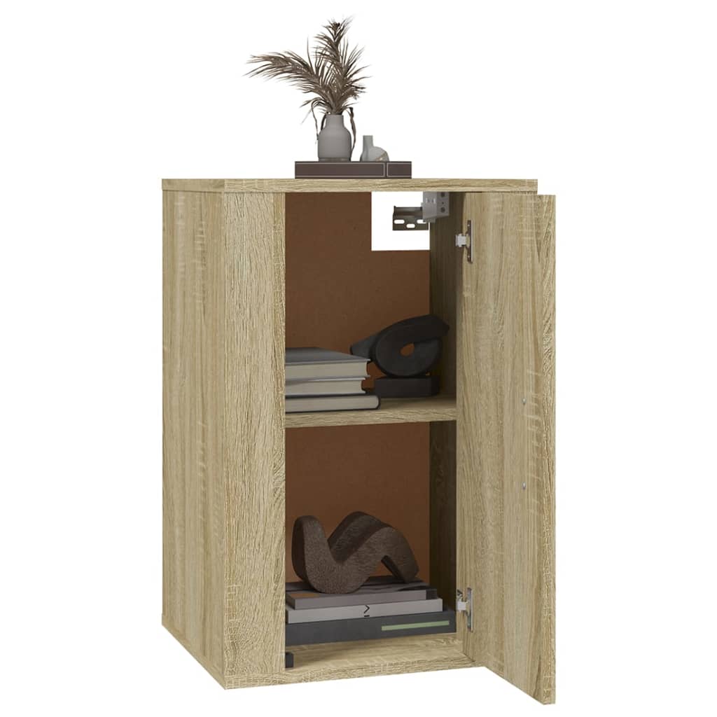 2 Piece Wall-mounted TV Cabinet Set Sonoma Oak 40x34,5x60 cm