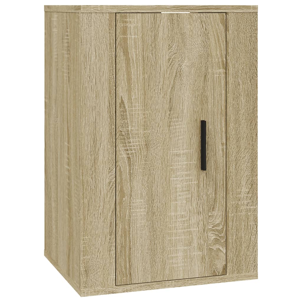 2 Piece Wall-mounted TV Cabinet Set Sonoma Oak 40x34,5x60 cm