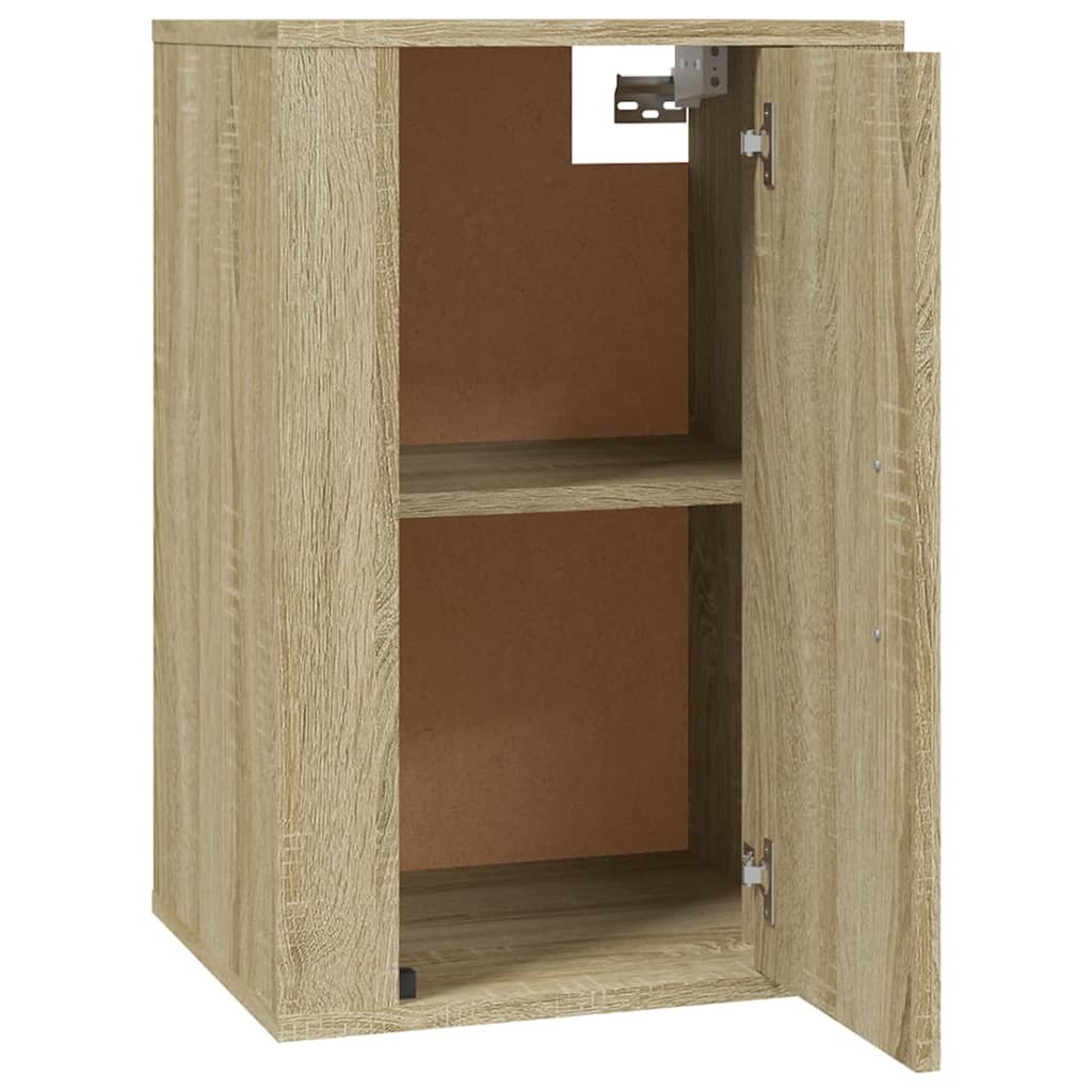 2 Piece Wall-mounted TV Cabinet Set Sonoma Oak 40x34,5x60 cm