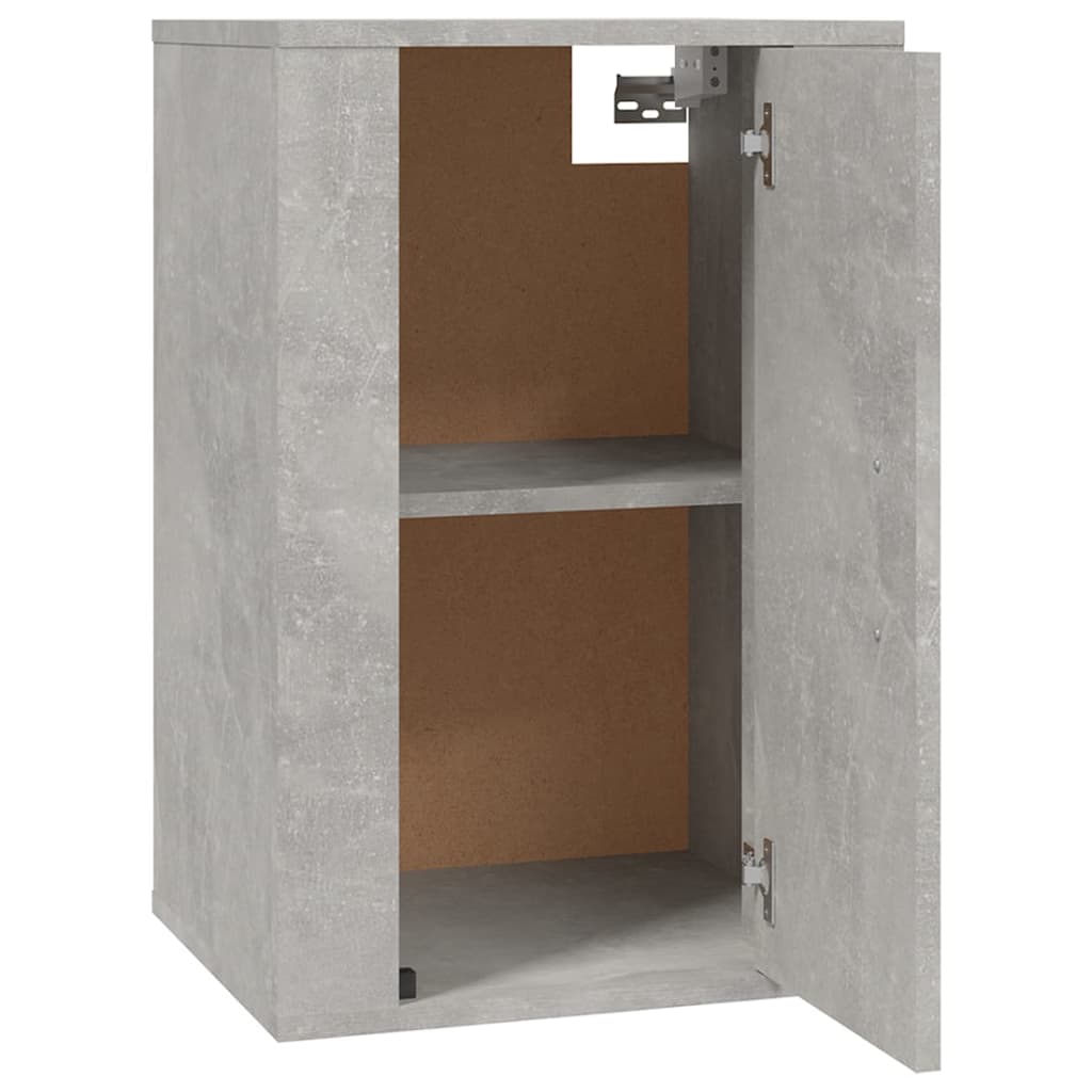Wall Mounted TV Cabinet Concrete Grey 40x34,5x60 cm