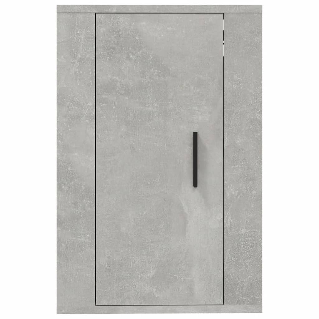 2 Piece Wall-mounted TV Cabinet Set Concrete Grey 40x34,5x60 cm