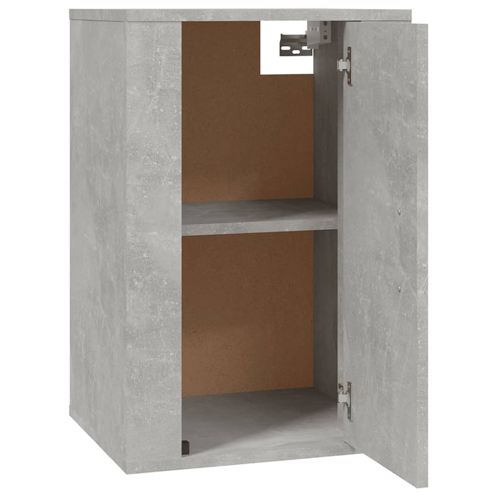 2 Piece Wall-mounted TV Cabinet Set Concrete Grey 40x34,5x60 cm