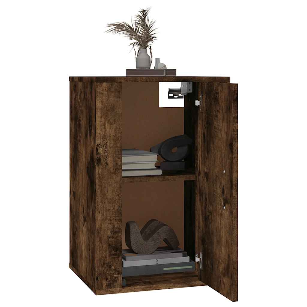 2 Piece Wall-mounted TV Cabinet Set Smoked Oak 40x34,5x60 cm