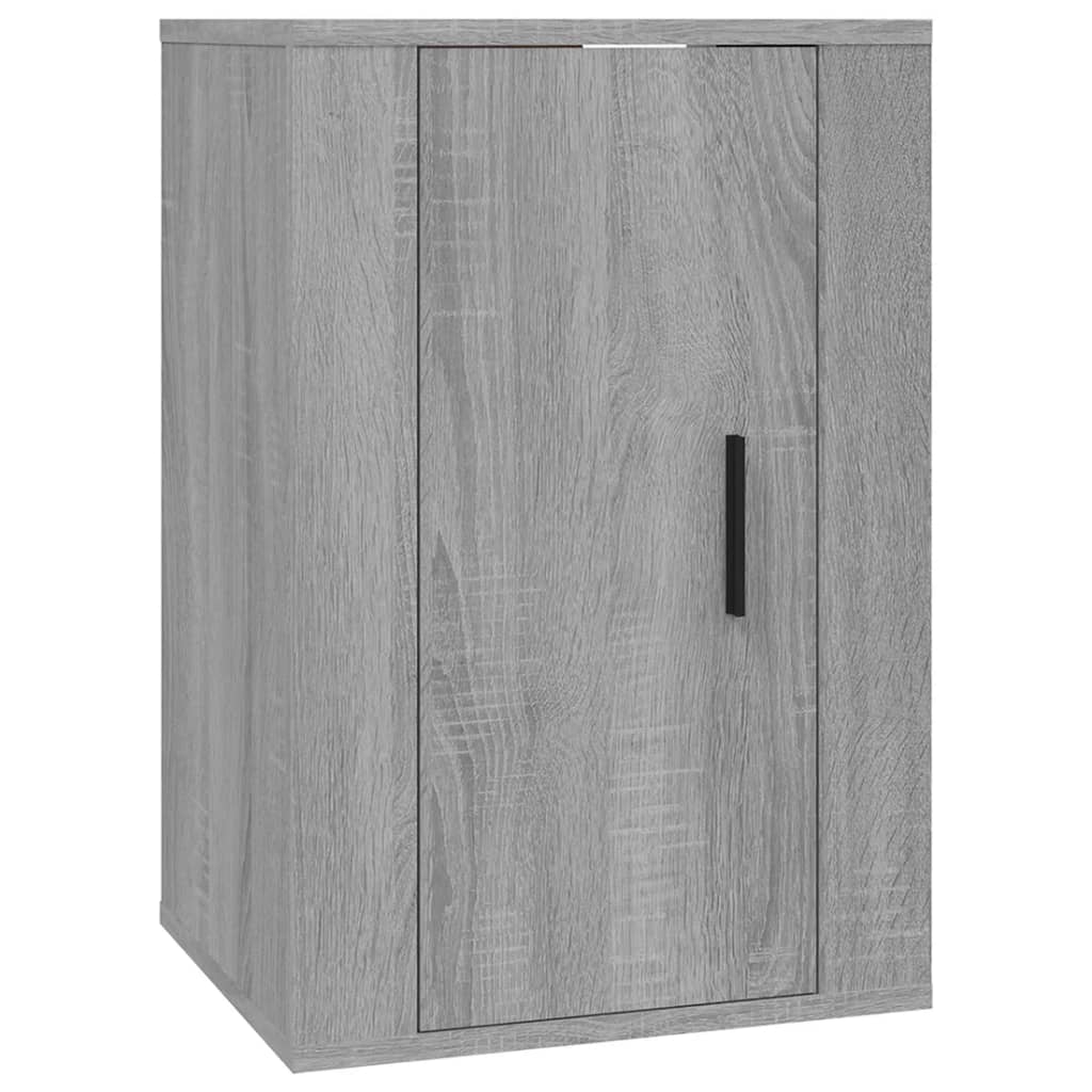 2 Piece Wall-mounted TV Cabinet Set Grey Sonoma 40x34,5x60 cm