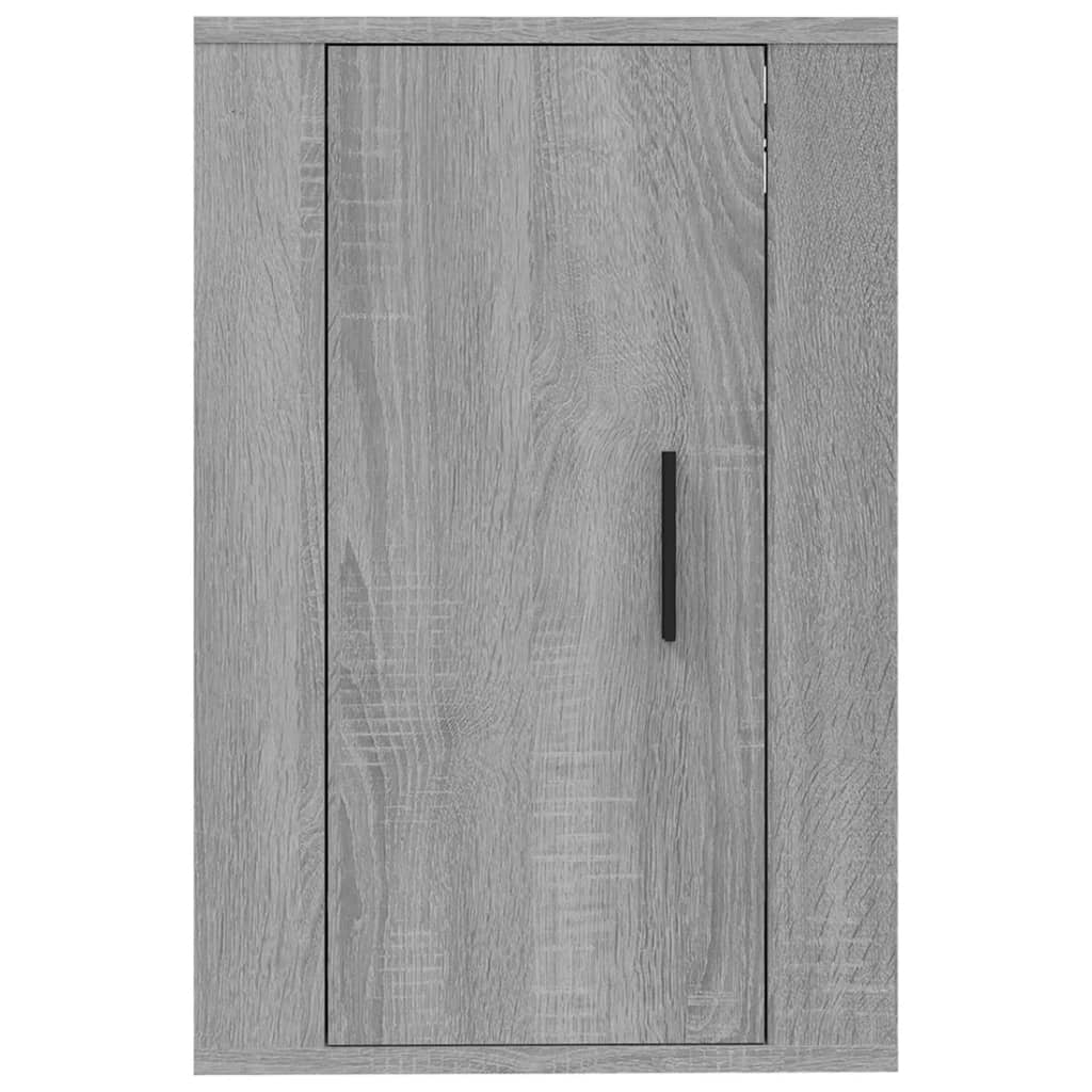 2 Piece Wall-mounted TV Cabinet Set Grey Sonoma 40x34,5x60 cm