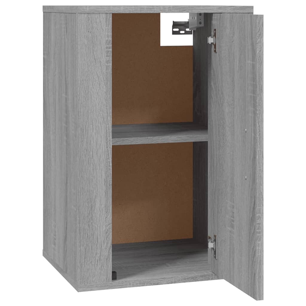2 Piece Wall-mounted TV Cabinet Set Grey Sonoma 40x34,5x60 cm