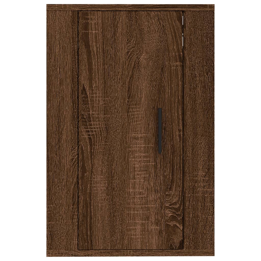 2 Piece Wall-mounted TV Cabinet Set Brown Oak 40x34,5x60 cm