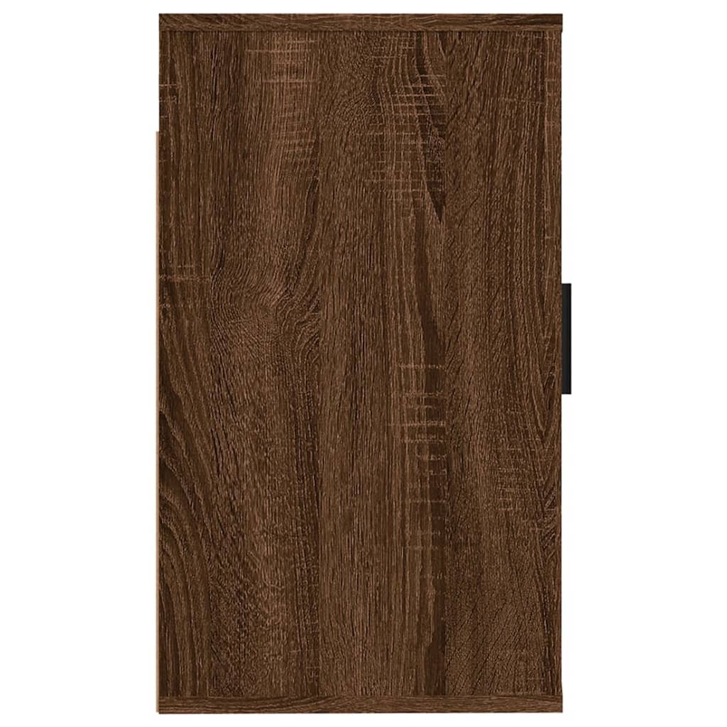 2 Piece Wall-mounted TV Cabinet Set Brown Oak 40x34,5x60 cm