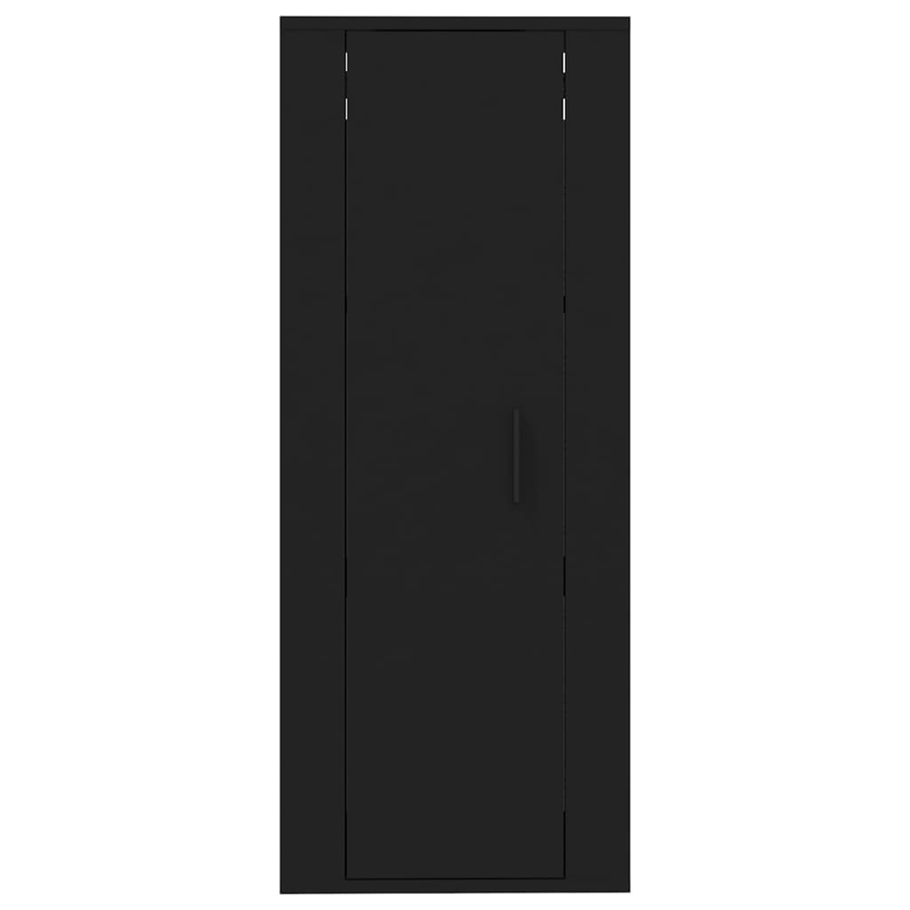 vidaXL Wall Mounted TV Cabinet Black 40x34,5x100 cm