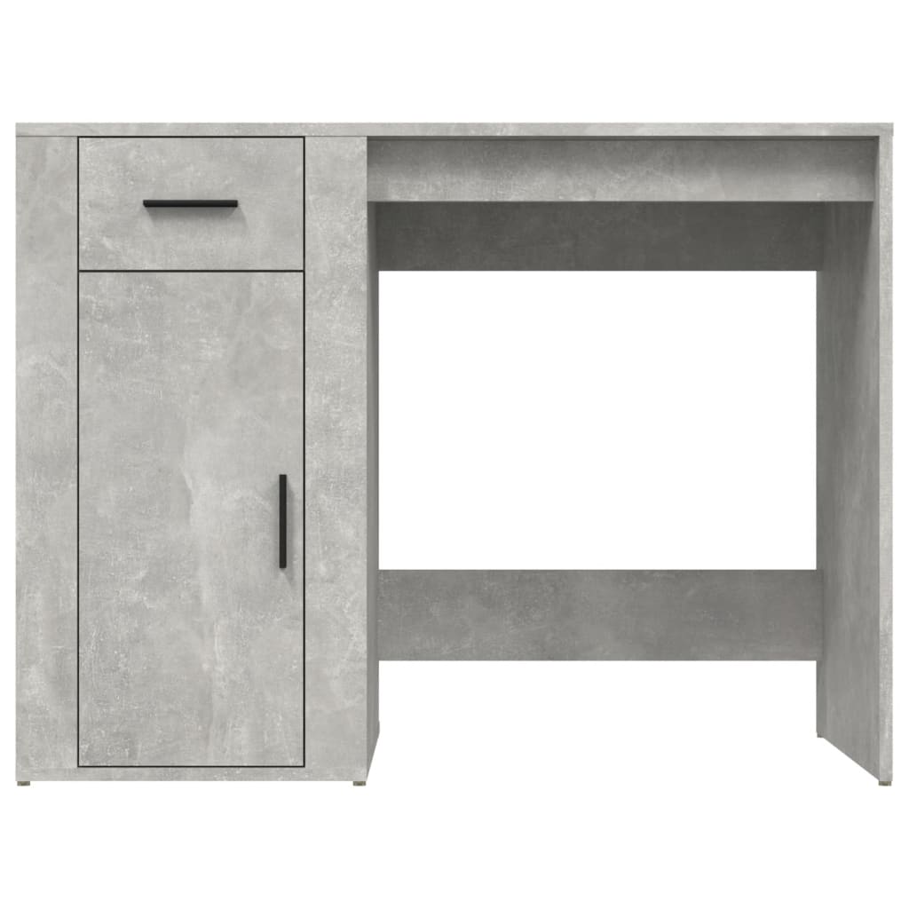 vidaXL Desk Concrete Grey 100x49x75 cm Engineered Wood