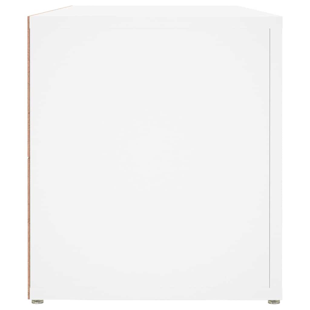 TV Cabinet White 100x31,5x35 cm Engineered Wood