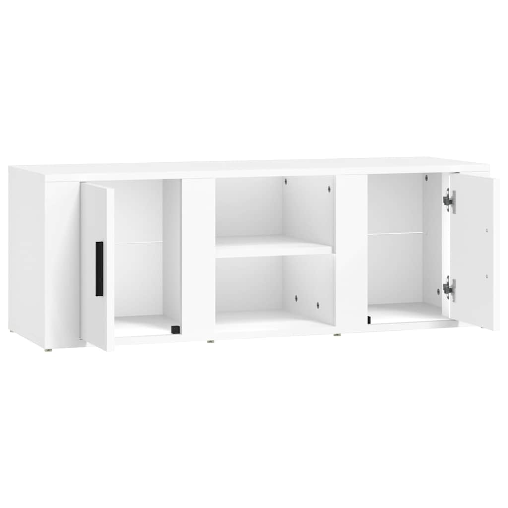 TV Cabinet White 100x31,5x35 cm Engineered Wood