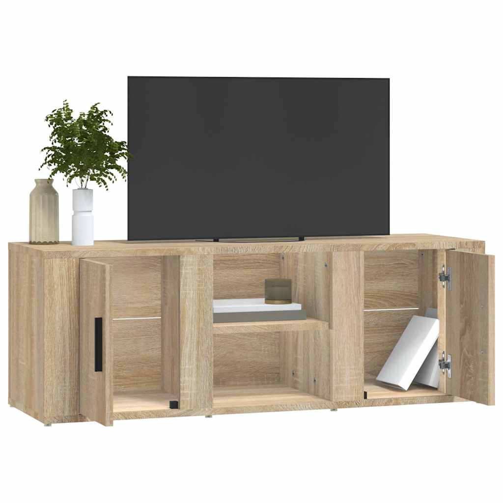 TV Cabinet Sonoma Oak 100x31,5x35 cm Engineered Wood