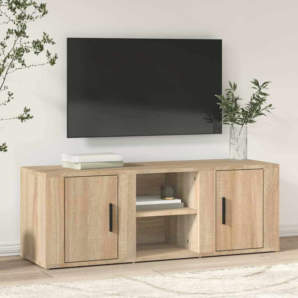 TV Cabinet Sonoma Oak 100x31,5x35 cm Engineered Wood