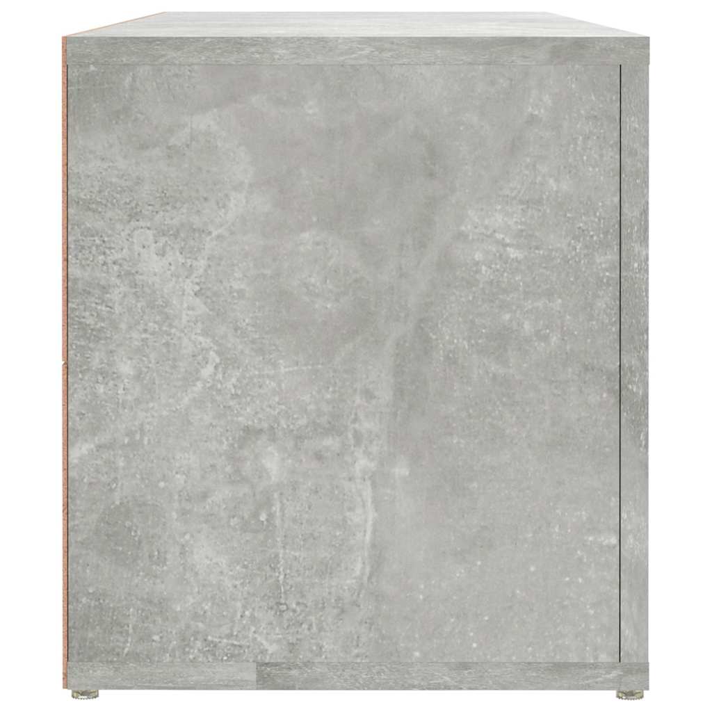 TV Cabinet Concrete Grey 100x31,5x35 cm Engineered Wood