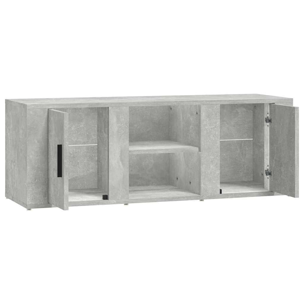 TV Cabinet Concrete Grey 100x31,5x35 cm Engineered Wood