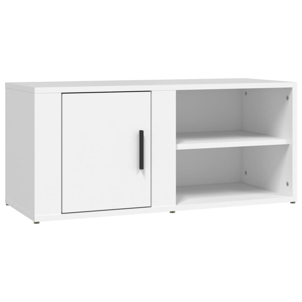 vidaXL TV Cabinets 2 pcs White 80x31.5x36 cm Engineered Wood