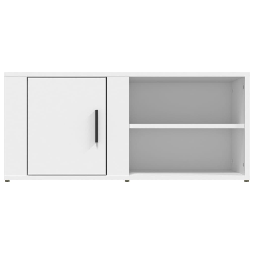 vidaXL TV Cabinets 2 pcs White 80x31.5x36 cm Engineered Wood