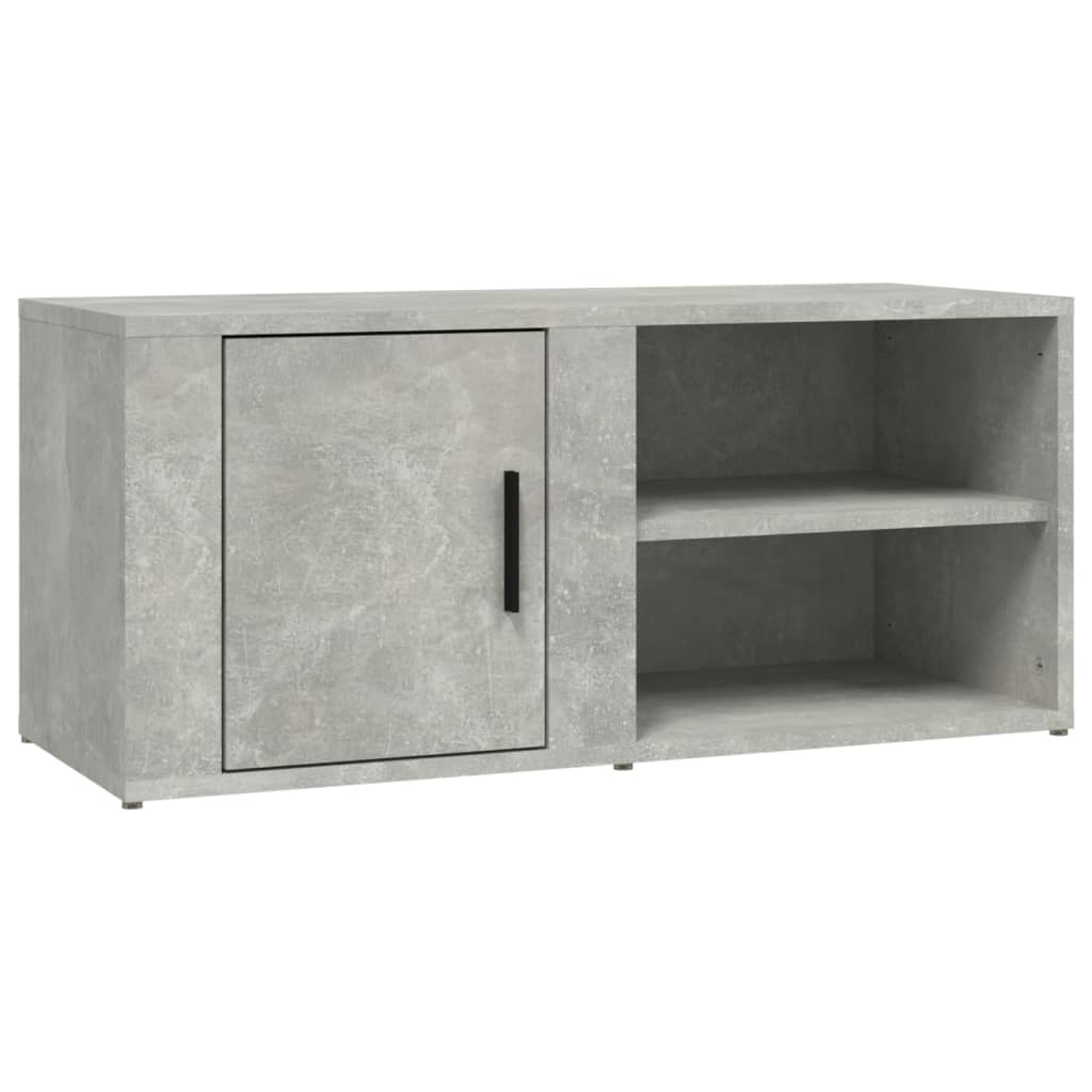 vidaXL TV Cabinets 2 pcs Concrete Grey 80x31.5x36 cm Engineered Wood