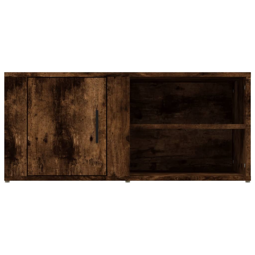 vidaXL TV Cabinets 2 pcs Smoked Oak 80x31.5x36 cm Engineered Wood