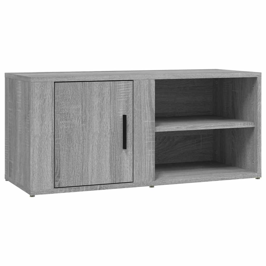 2 Piece TV Cabinet Set Grey Sonoma 80x31,5x36 cm Engineered Wood
