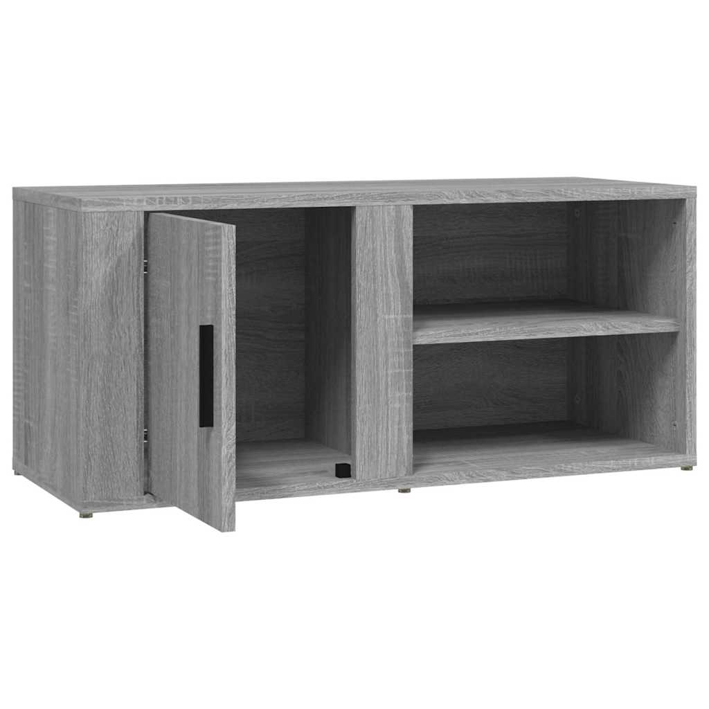 2 Piece TV Cabinet Set Grey Sonoma 80x31,5x36 cm Engineered Wood