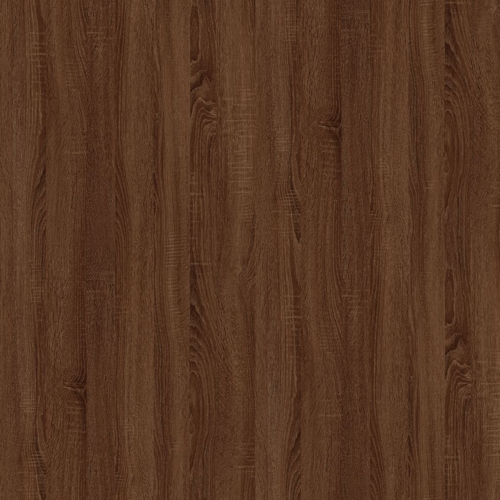 Side Tables 2 pcs Brown Oak 50x46x35 cm Engineered Wood