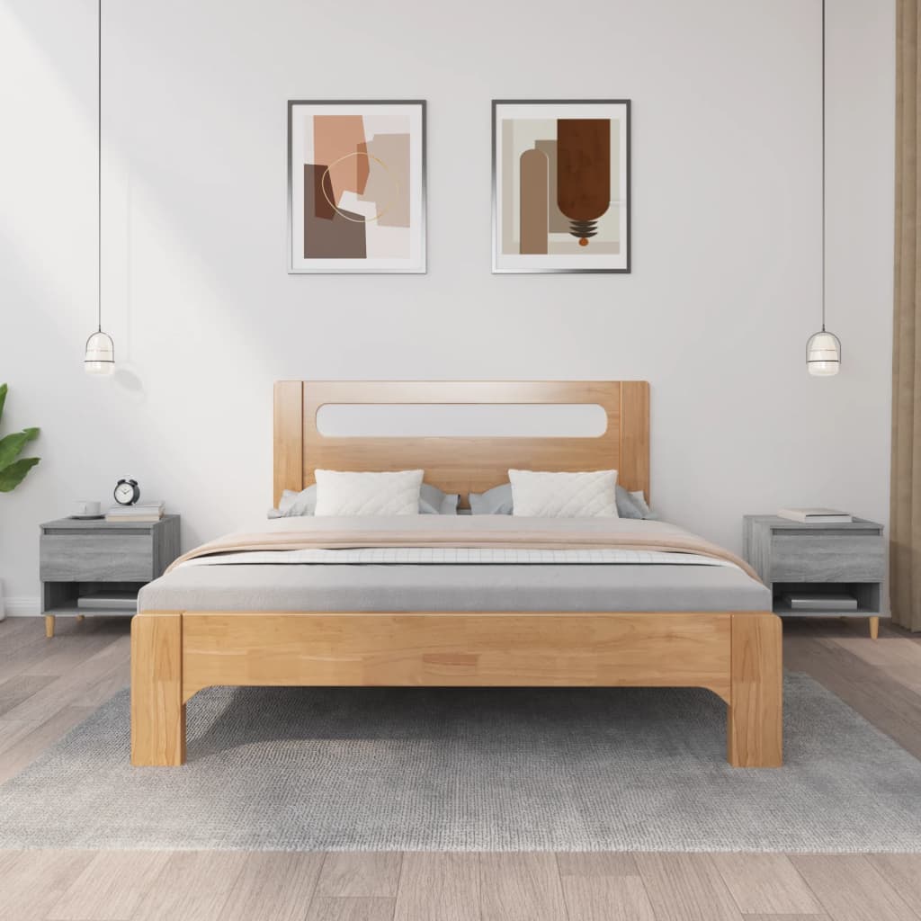 Bedside Tables 2 pcs Grey Sonoma 50x46x50 Engineered Wood