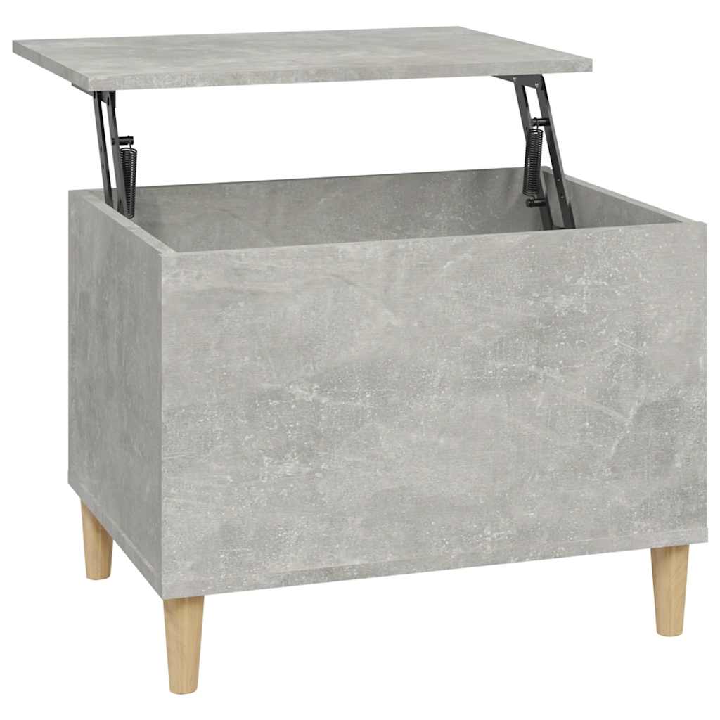 Coffee Table Concrete Grey 60x44,5x45 cm Engineered Wood
