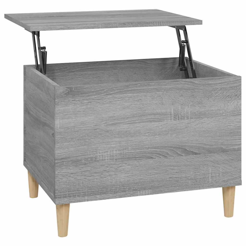 Coffee Table Grey Sonoma 60x44,5x45 cm Engineered Wood