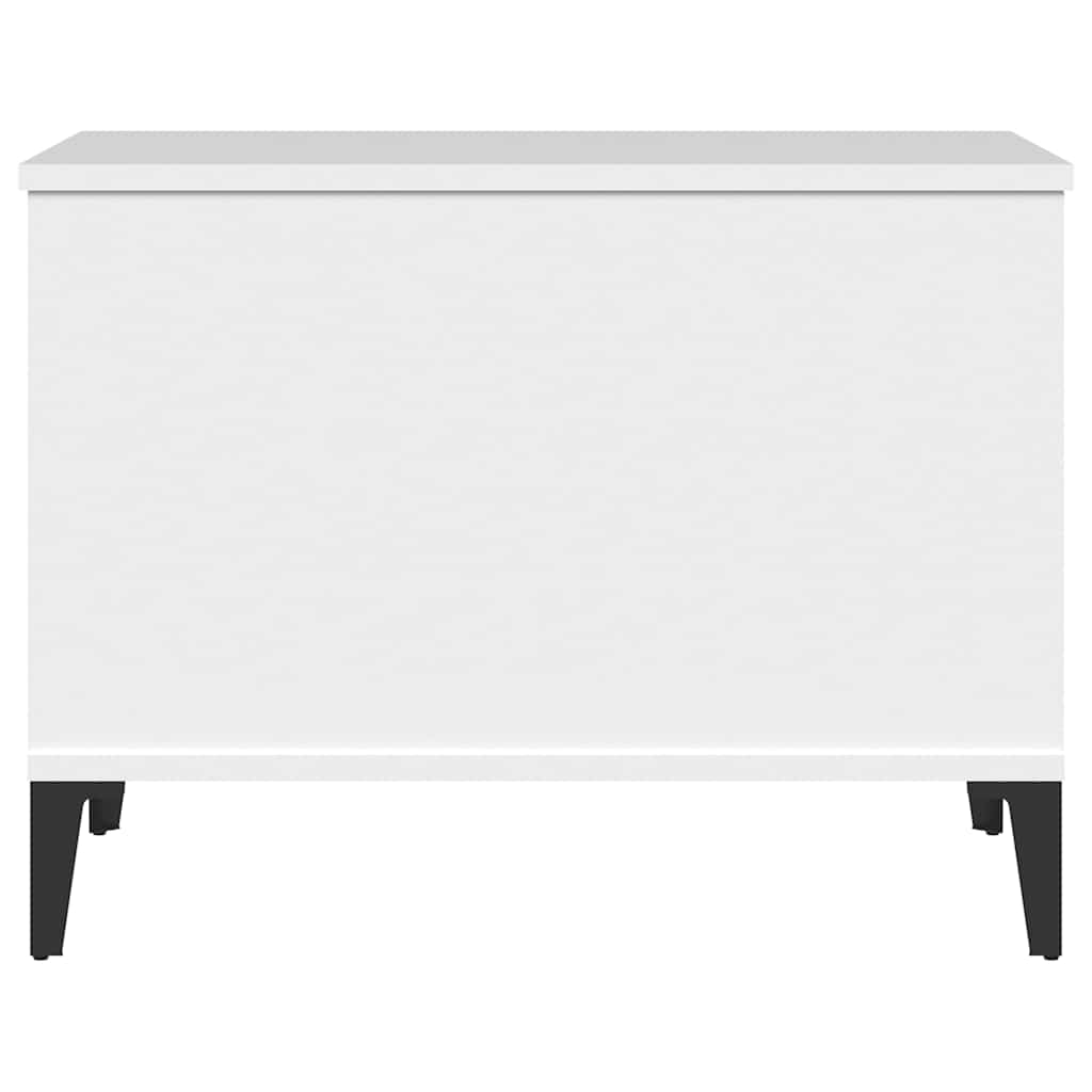 Coffee Table White 60x44,5x45 cm Engineered Wood