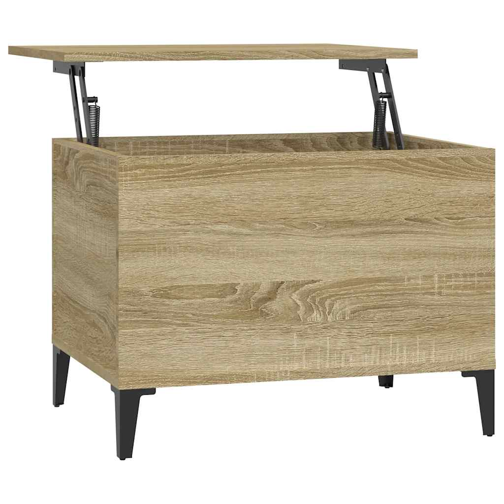 Coffee Table Sonoma Oak 60x44,5x45 cm Engineered Wood