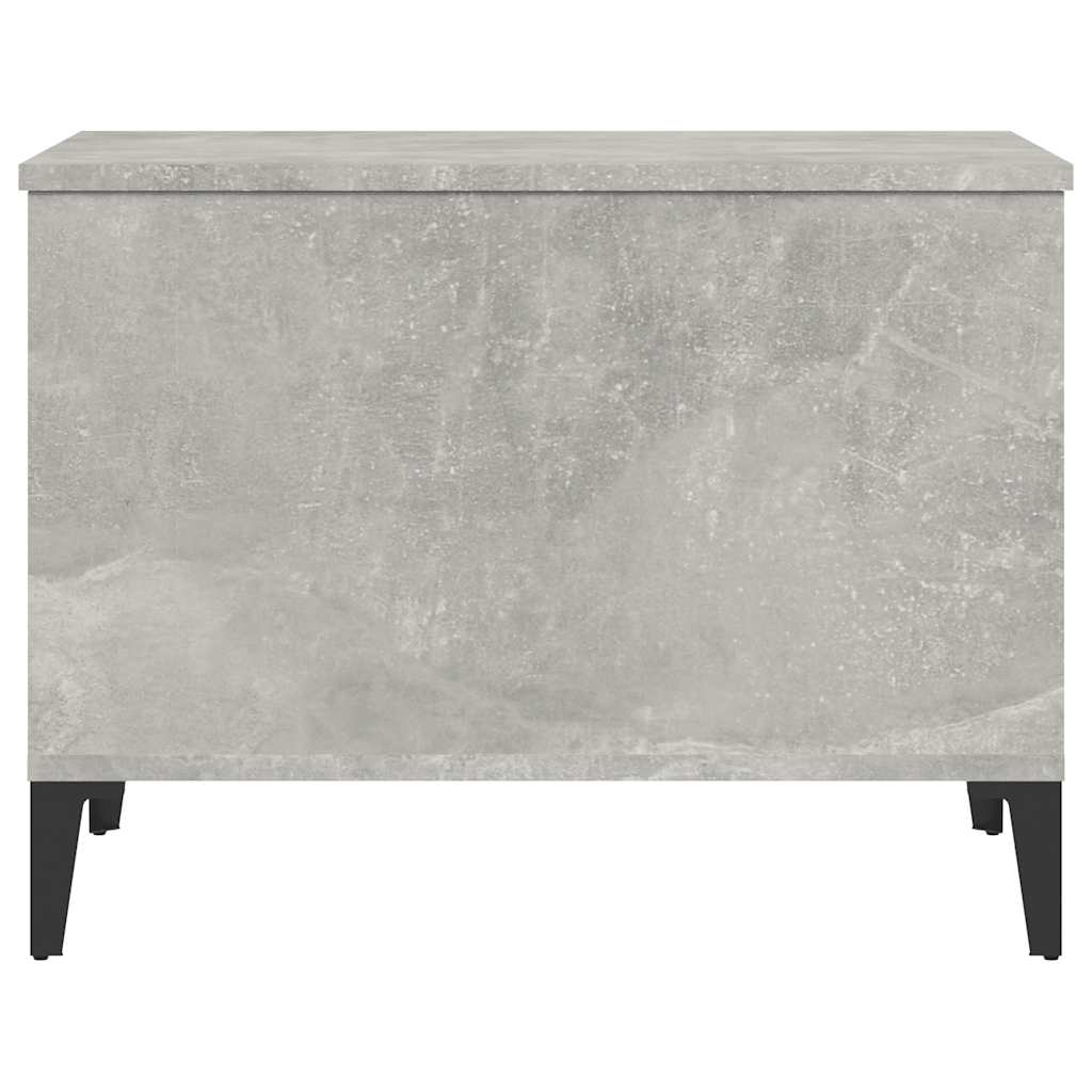 Coffee Table Concrete Grey 60x44,5x45 cm Engineered Wood
