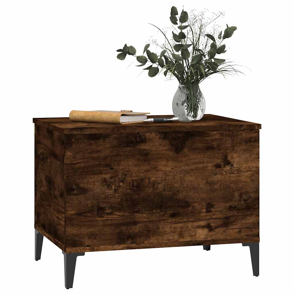 Coffee Table Smoked Oak 60x44,5x45 cm Engineered Wood