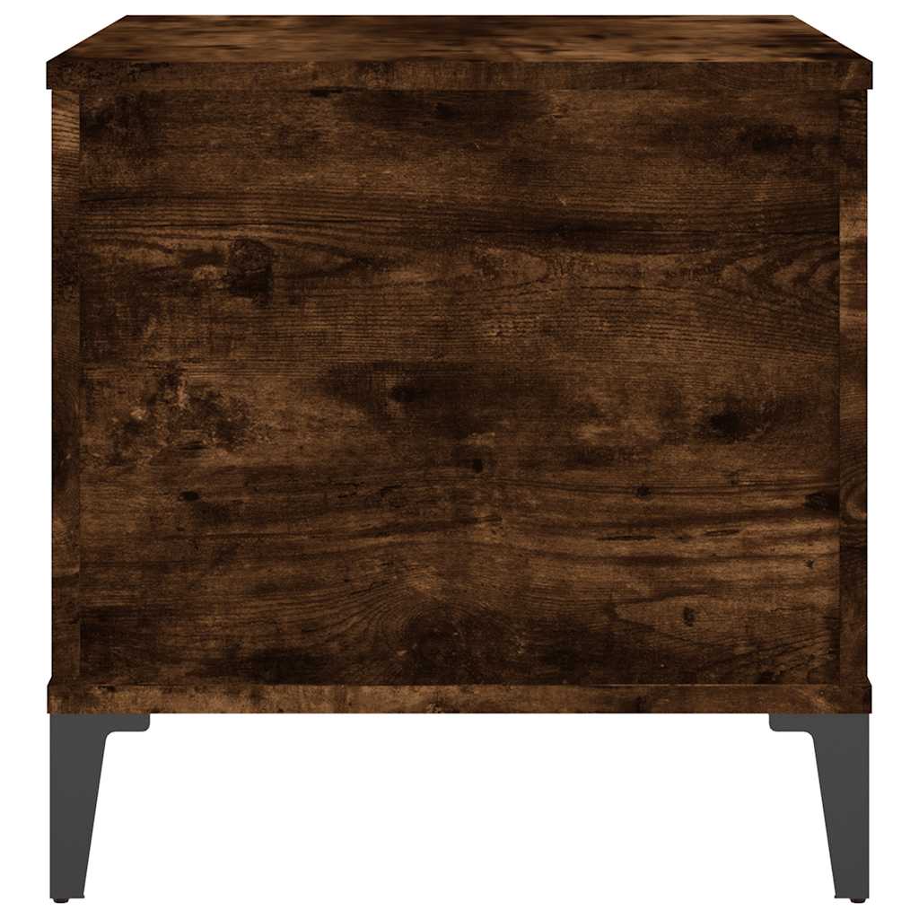 Coffee Table Smoked Oak 60x44,5x45 cm Engineered Wood
