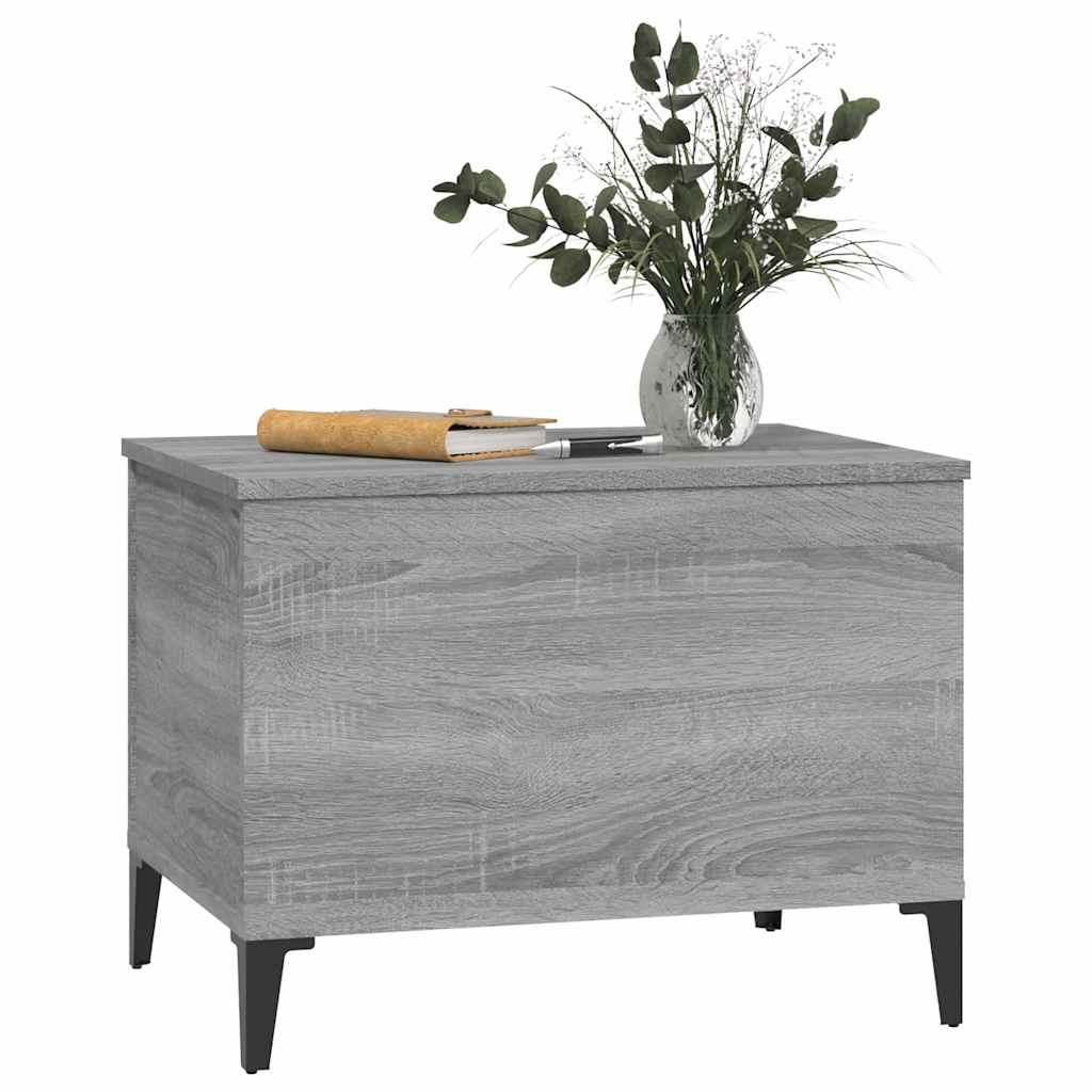 Coffee Table Grey Sonoma 60x44,5x45 cm Engineered Wood