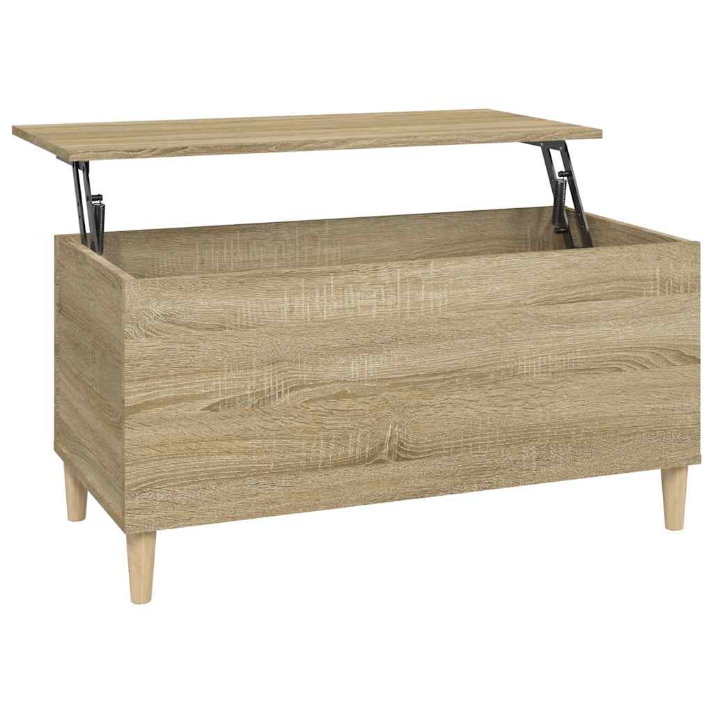 Coffee Table Sonoma Oak 90x44,5x45 cm Engineered Wood