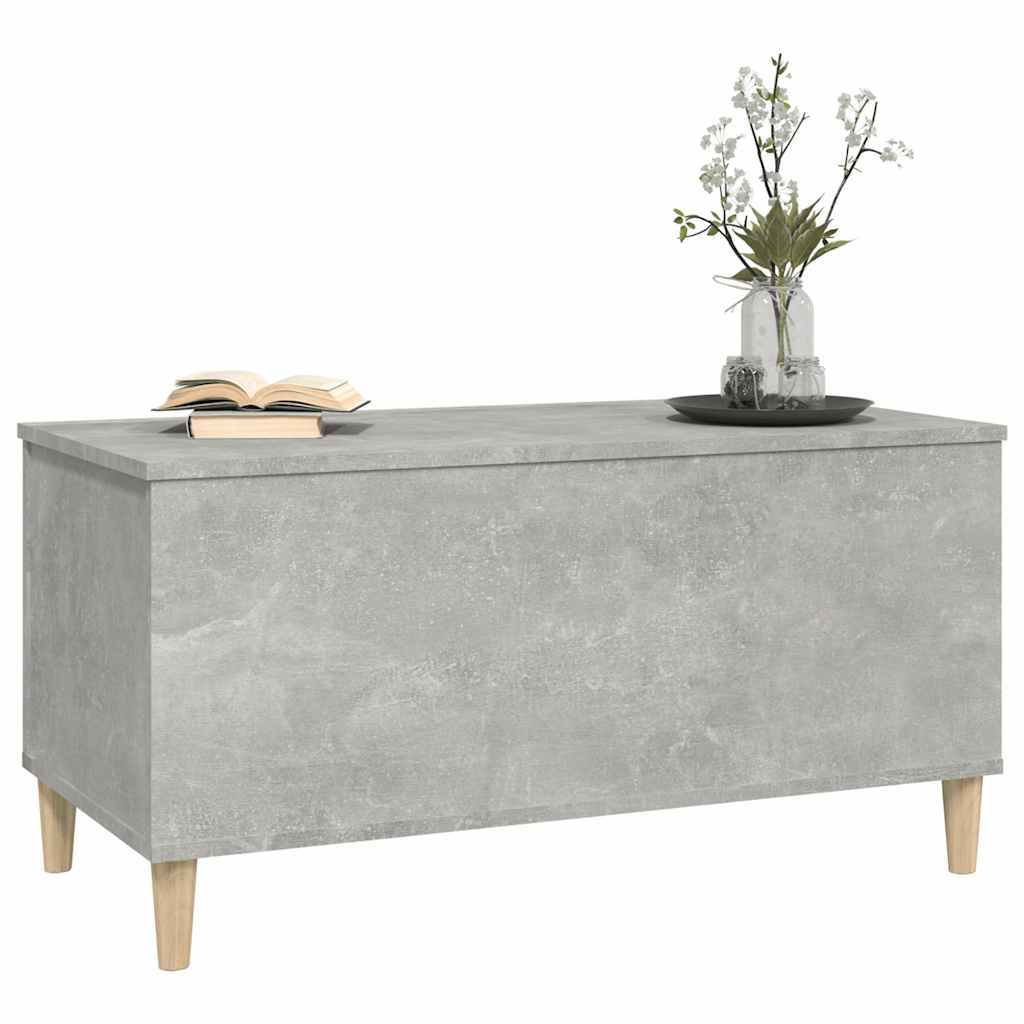Coffee Table Concrete Grey 90x44,5x45 cm Engineered Wood