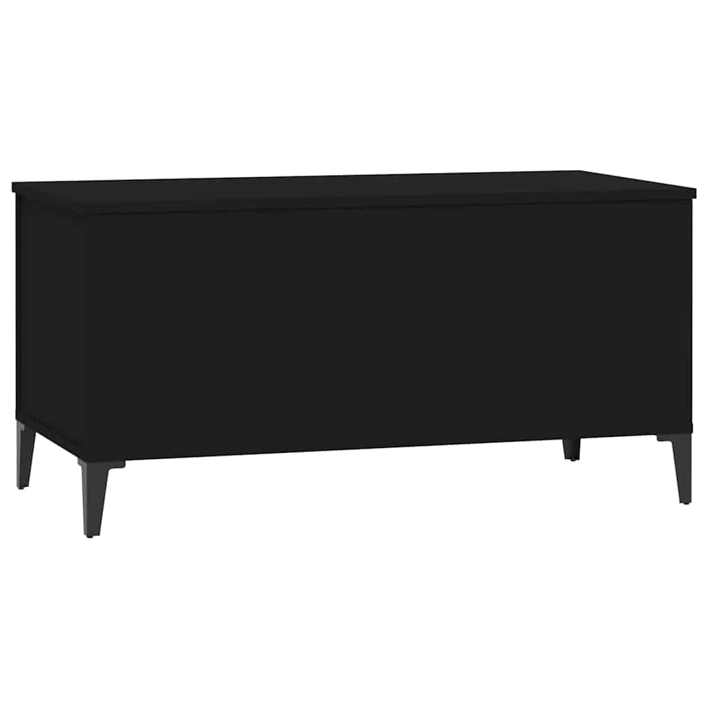 Coffee Table Black 90x44,5x45 cm Engineered Wood