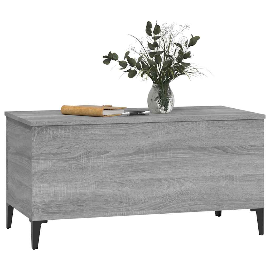 Coffee Table Grey Sonoma 90x44,5x45 cm Engineered Wood
