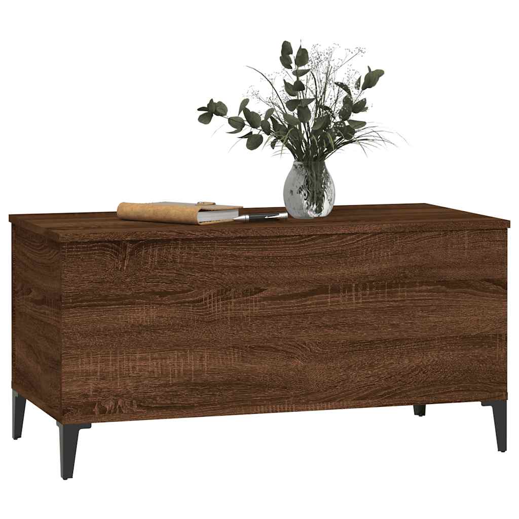 Coffee Table Brown Oak 90x44,5x45 cm Engineered Wood