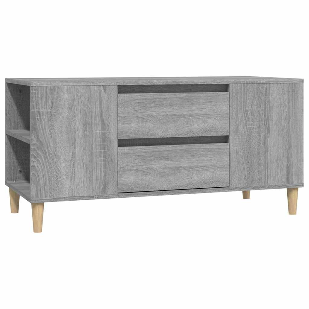 TV Cabinet Grey Sonoma 102x44,5x50 cm Engineered Wood